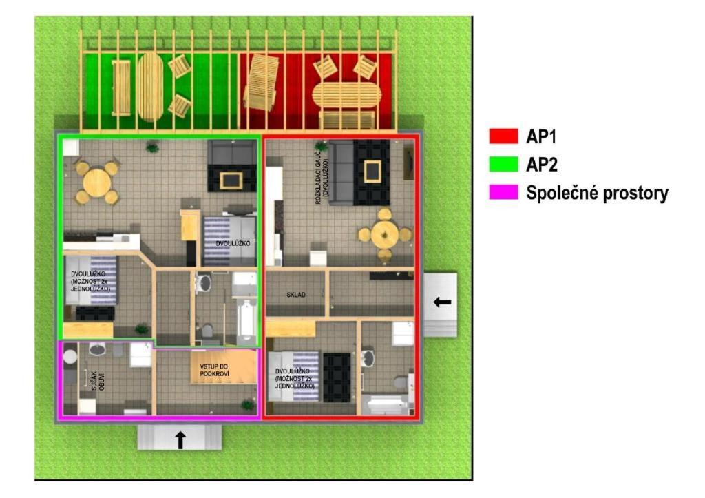 Apartmány Pod Sjezdovkou Abertamy Exterior foto